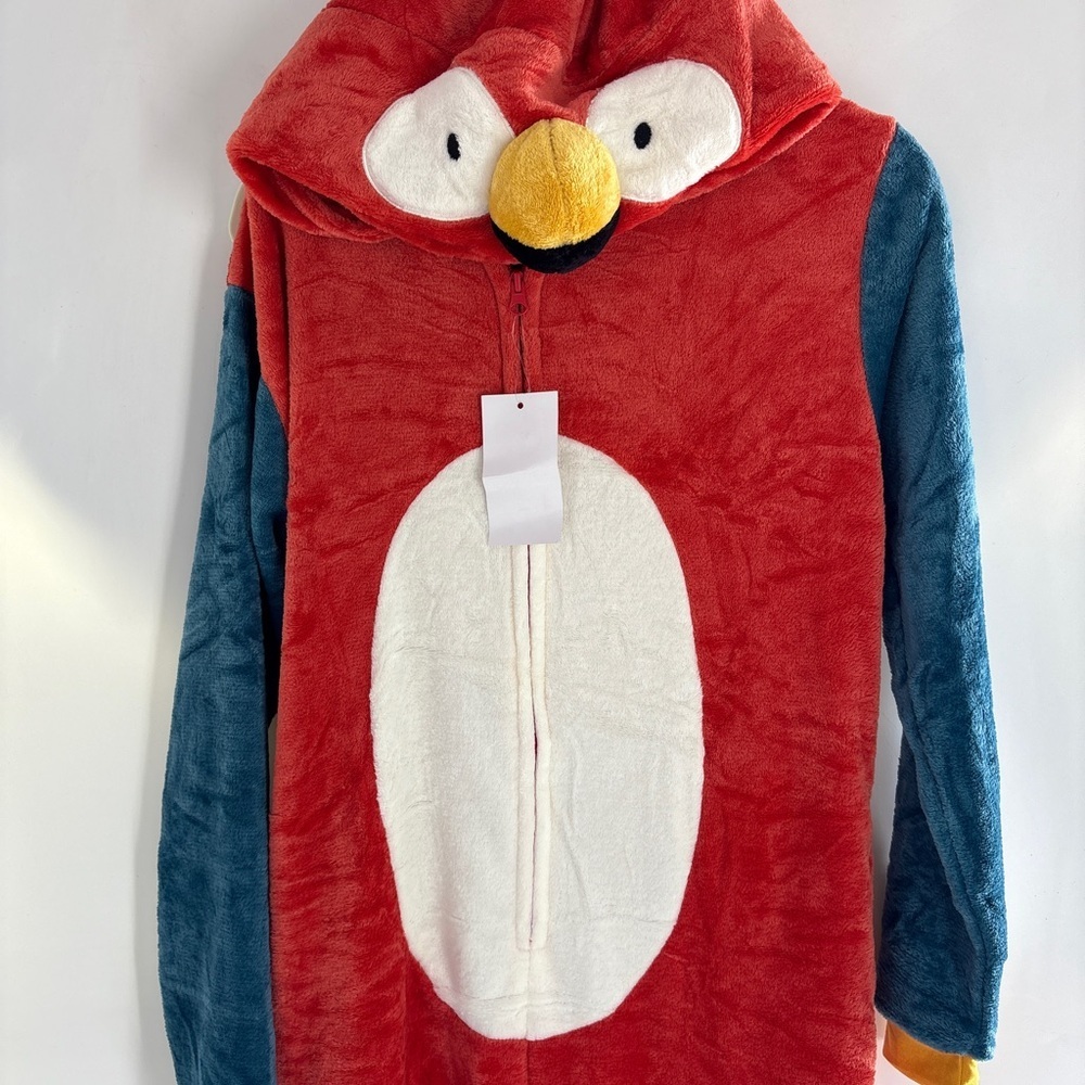 Red Parrot Onesie Costume - Picture 3 of 7